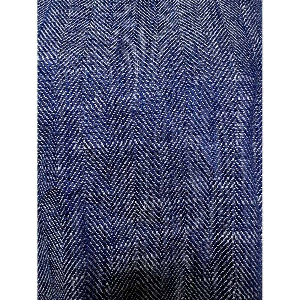 J. CREW Womens Blue Herringbone Layered Sleeveless Sheath Dress 4 Preppy Office - Picture 13 of 13